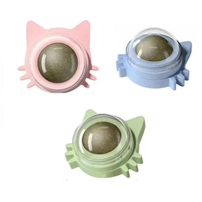 Bolas de Catnip para Gatos Lambíveis Bolas de Catnip para Gatinhos Brincando de Mastigar Limpeza de Dentes Brinquedo para Gatos Pequenos e Médios suprimentos para animais de estimação