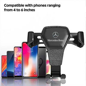 Suporte para celular automotivo ventoinha Mercedes Benz.