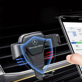 Suporte para celular automotivo ventoinha Mercedes Benz.