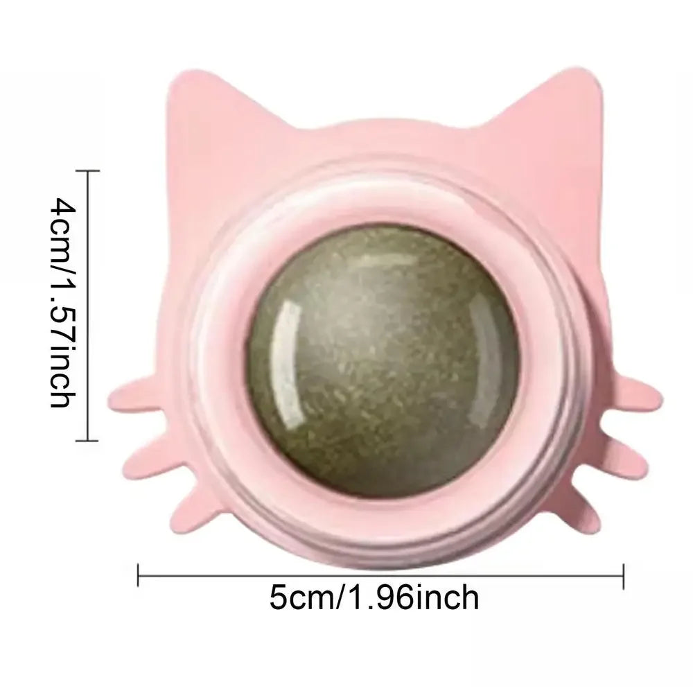 Bolas de Catnip para Gatos Lambíveis Bolas de Catnip para Gatinhos Brincando de Mastigar Limpeza de Dentes Brinquedo para Gatos Pequenos e Médios suprimentos para animais de estimação