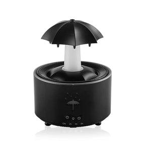 Umidificador de Ar Criativo Umbrella - Difusor de Óleo Essencial com Luz Colorida