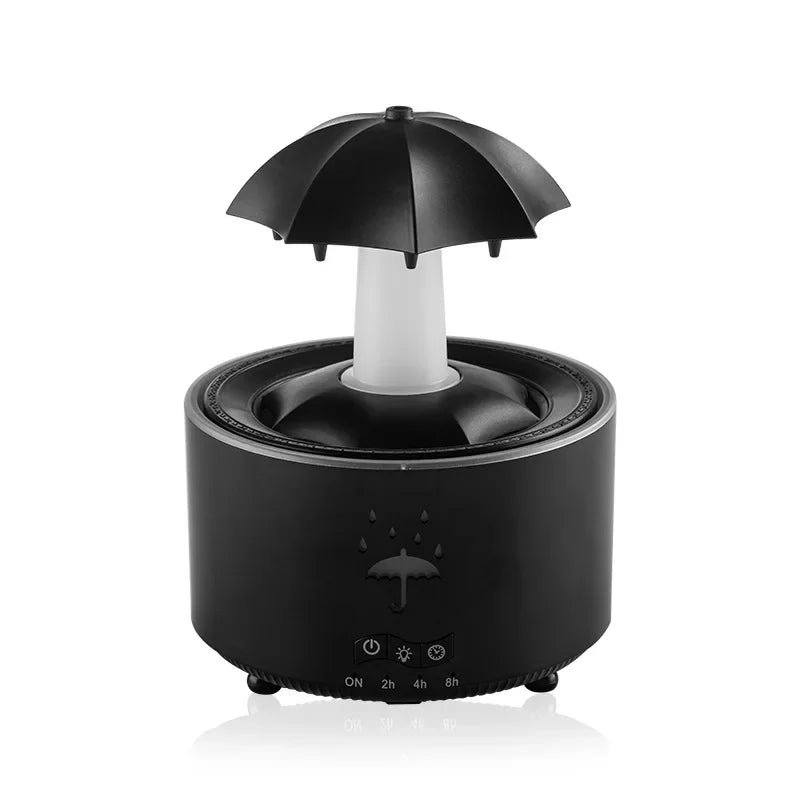 Umidificador de Ar Criativo Umbrella - Difusor de Óleo Essencial com Luz Colorida