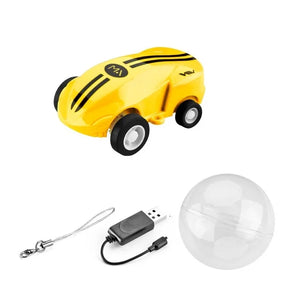 Mini Carro RC de Alta Velocidade - Rotação 360° com Luzes e Carregamento USB