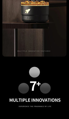Umidificador de Ar Xiaomi - Difusor de Aromaterapia Vulcânico com Luz LED