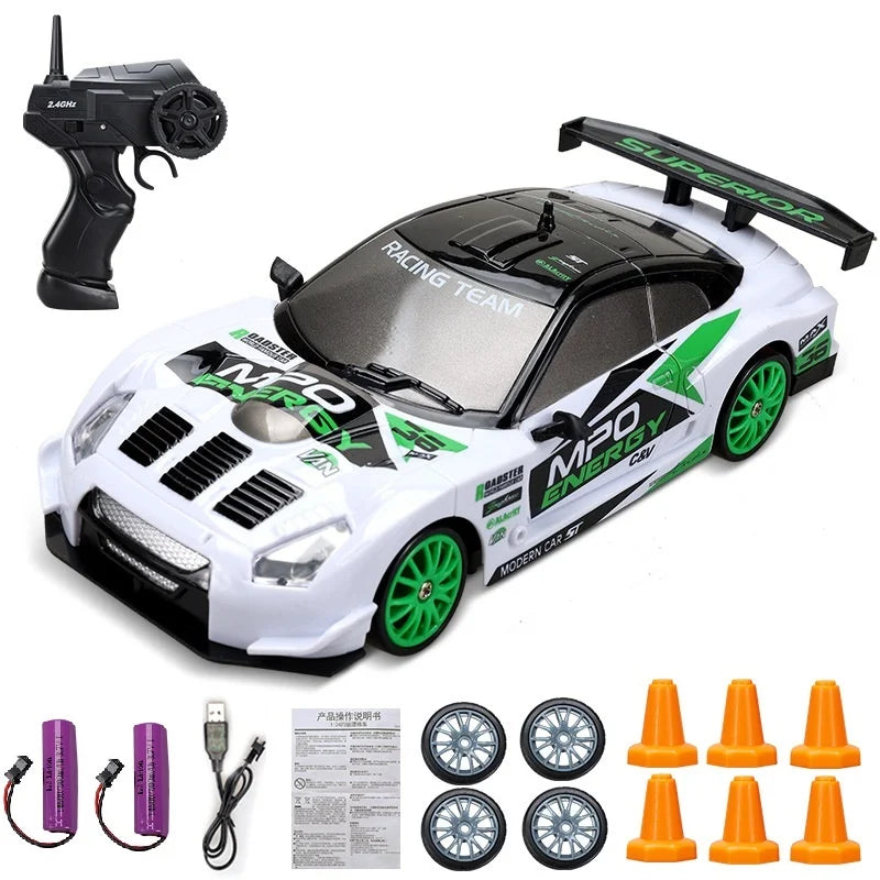 Carro de Controle Remoto Drift 4WD 2.4G - Modelo AE86 GTR de Alta Velocidade