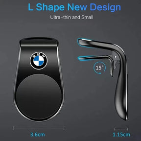 Suporte para celular automotivo magnético, logo BMW ou sem logo.