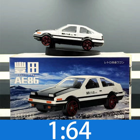 Modelo miniatura Toyta AE 86 giroscópio para console de carro